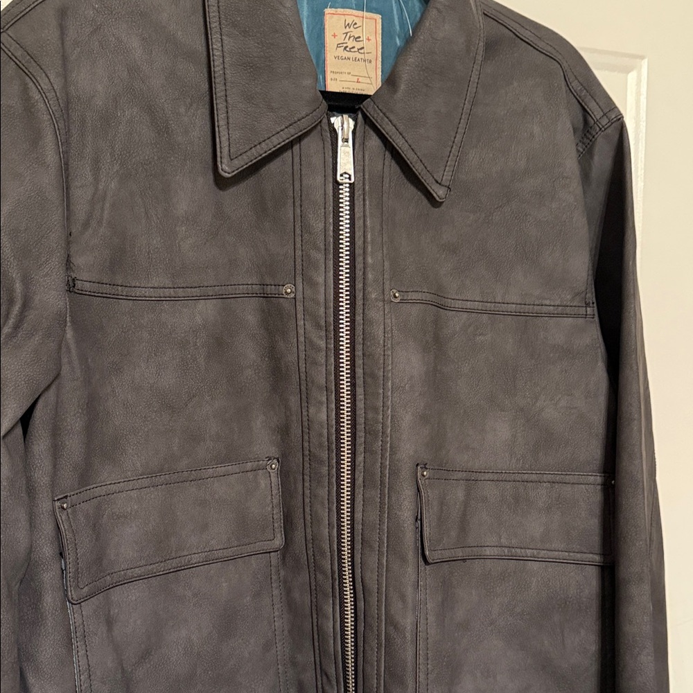 We the Free Blair Vegan Leather Jacket *NEW WITH TAGS* - Picture 8 of 12